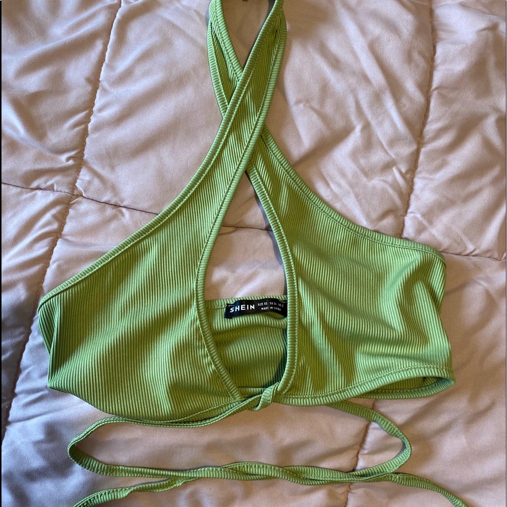 Green Keyhole Shirt